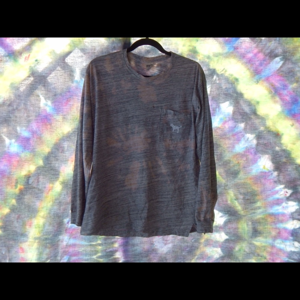 Ned long sleeve reverse dyed VS pink shirt